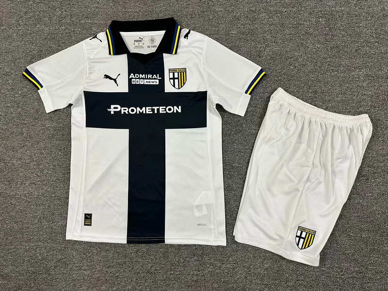25-26 Parma Calcio home kid kit