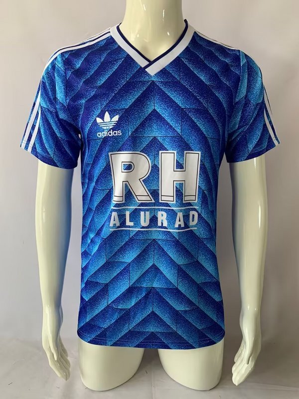 88-89 Schalke 04 blue retro jersey