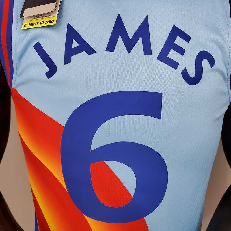 James#6 Slam dunk version blue