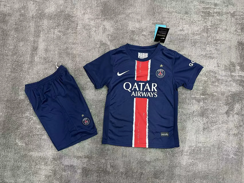24-26 PSG home kid kit with star