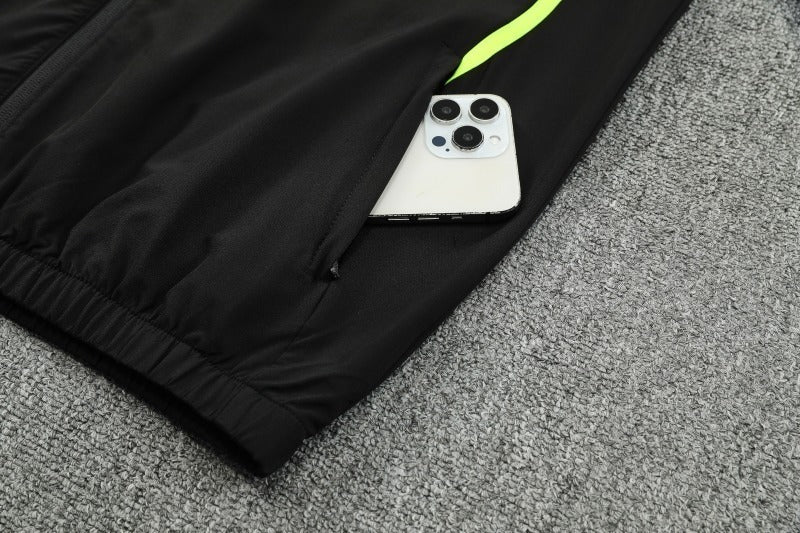 Marseille 2025/26 Black Windbreaker suit S-2XL