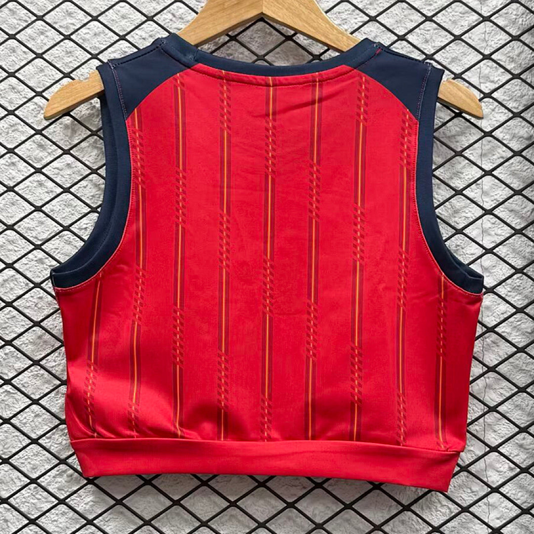 Spain 2026 World Cup Home Girl's Vest size S-XL