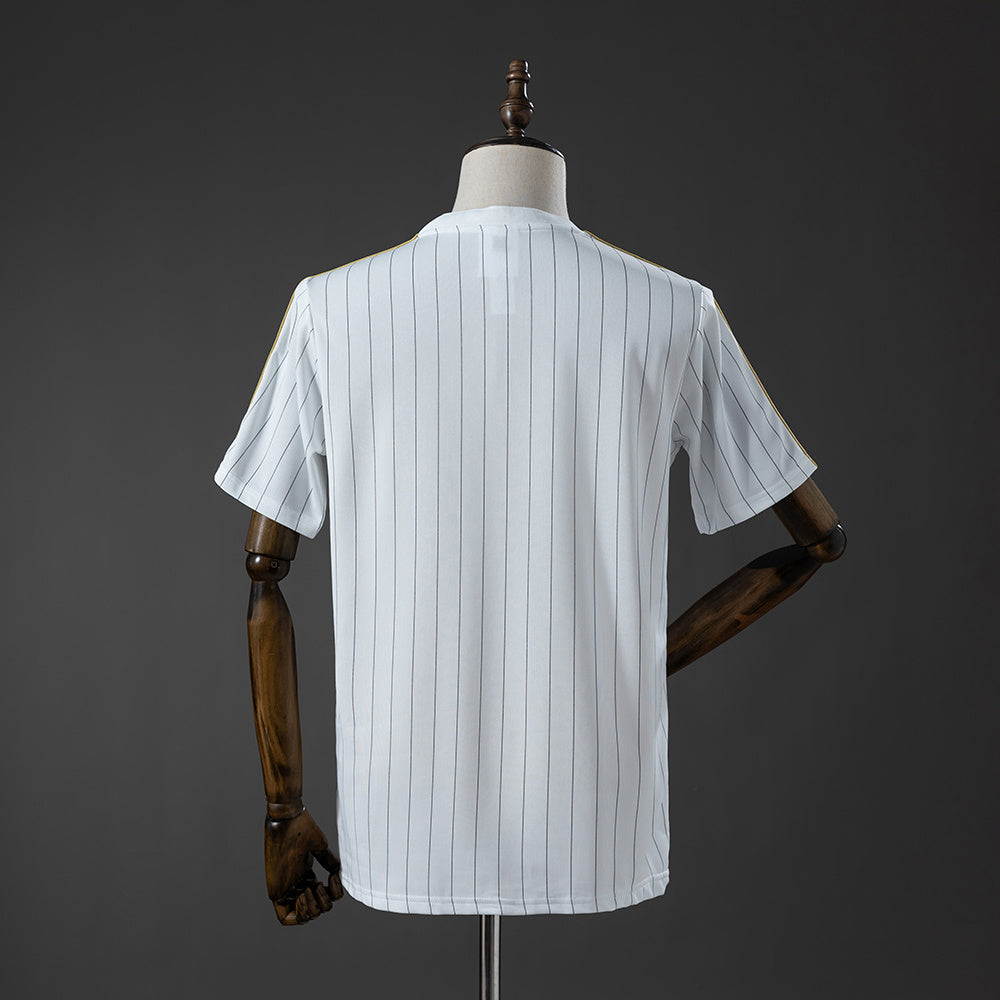 Real Madrid Terrace Icons T-Shirt White Gold S-XXL