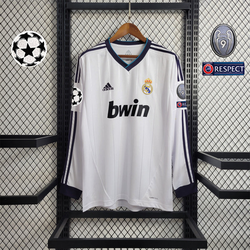 12-13 Real Madrid home long sleeve