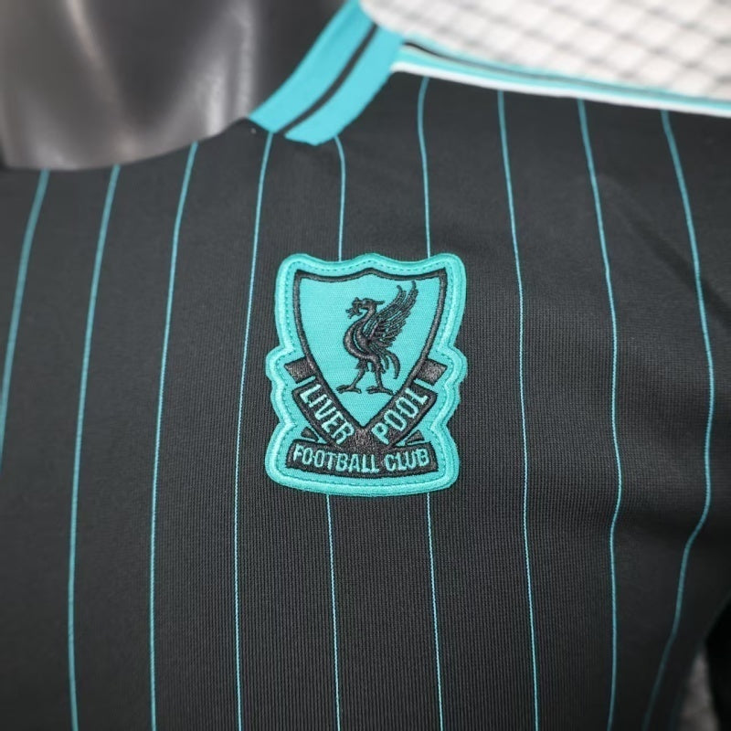 Liverpool 2025/26 Black retro version player version jersey size S-2XL