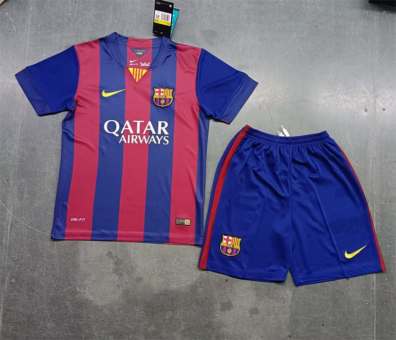 14-15 Barcelona home retro kid kit