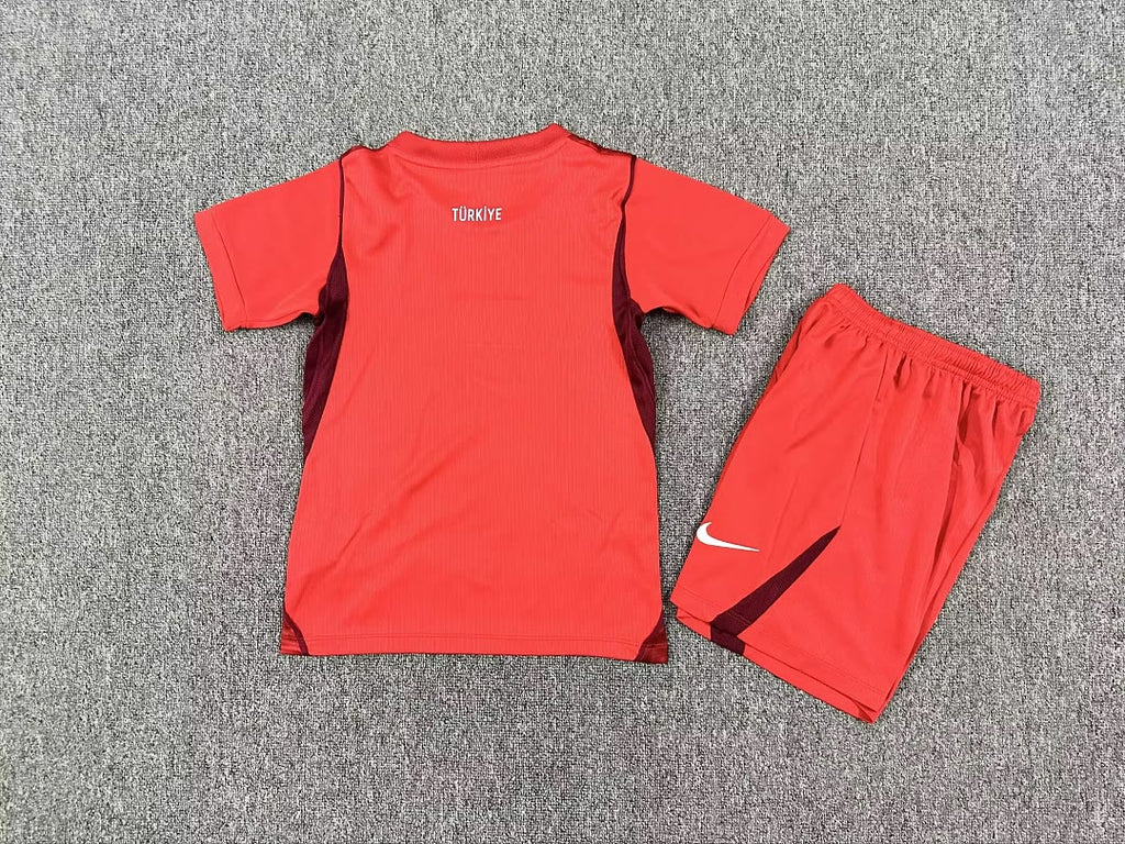 Turkey 2026 World Cup Away kids Soccer jersey 16-28