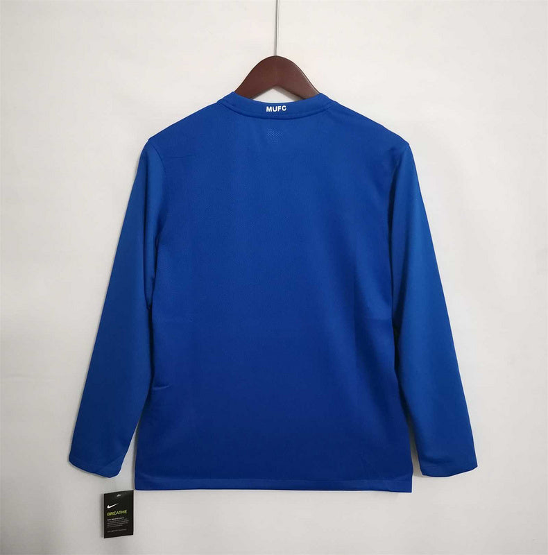 08-09 Manchester United blue away long sleeve