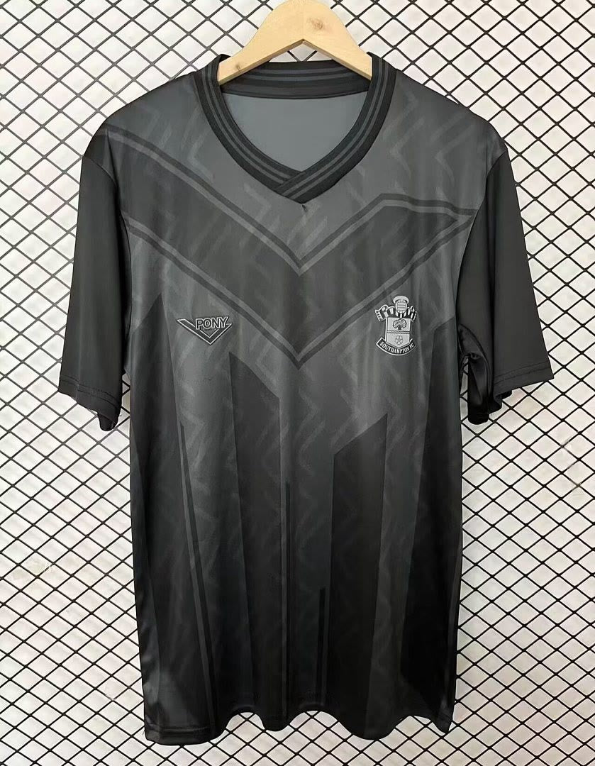 Southampton 1993/95 Retro Model Black Soccer Jersey size S-4XL