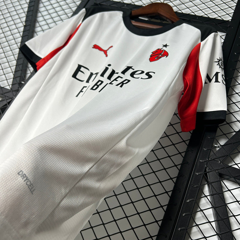 25-26 AC Milan white soccer jersey