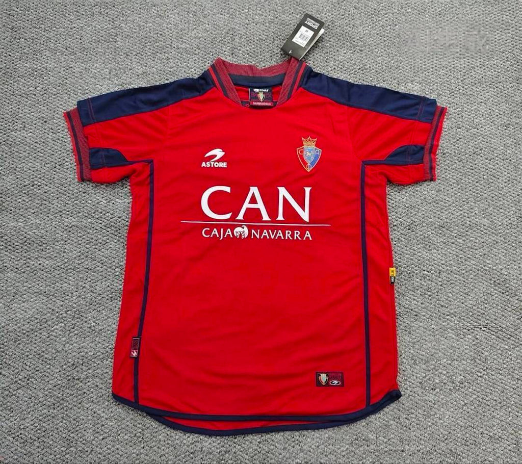 Retro Osasuna home 2000/01 soccer jersey S-2XL