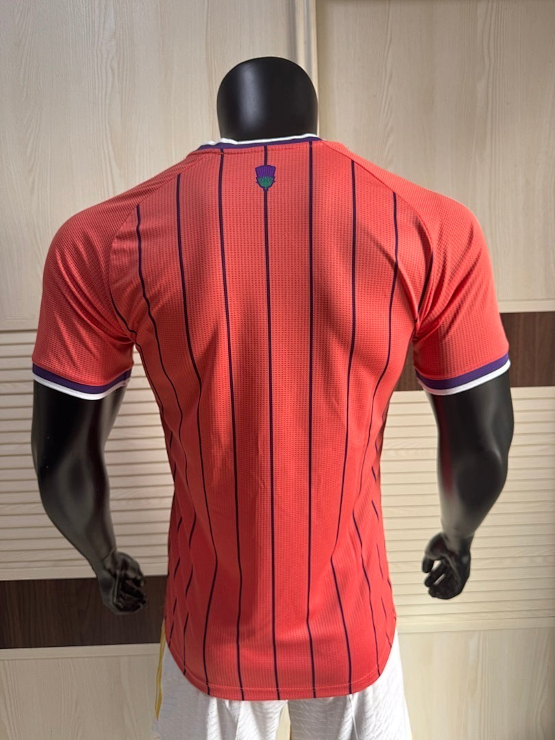 Scotland 2026 World Cup Away Player Version soccer jersey size S-2XL