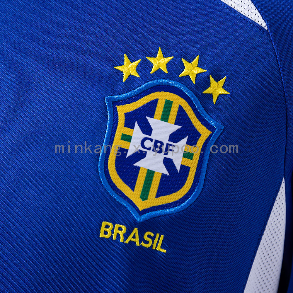Brazil 2002 Away Long Sleeve Retro Jersey S-XXL