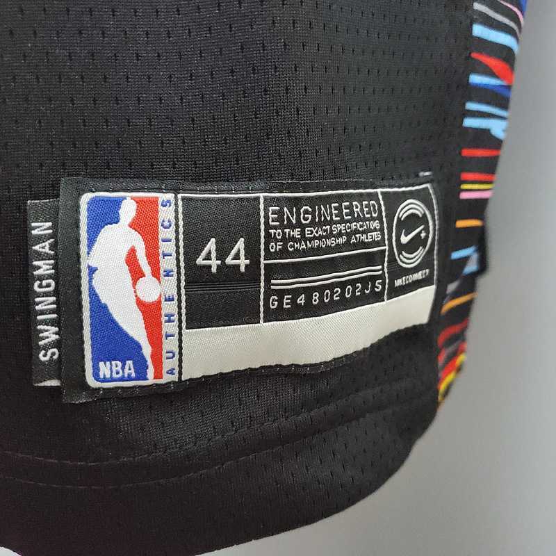 Durant #7 Brooklyn Nets City version black