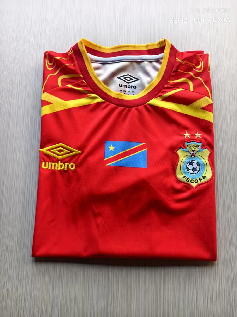 DR Congo 2026 third soccer jersey size S-4XL