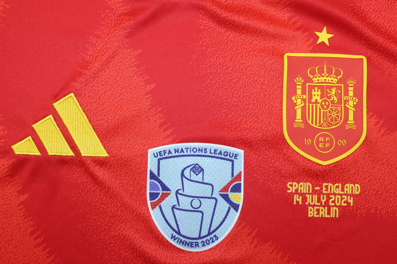 Spain 2024 UEFA Euro 2024 Final Home Jersey
