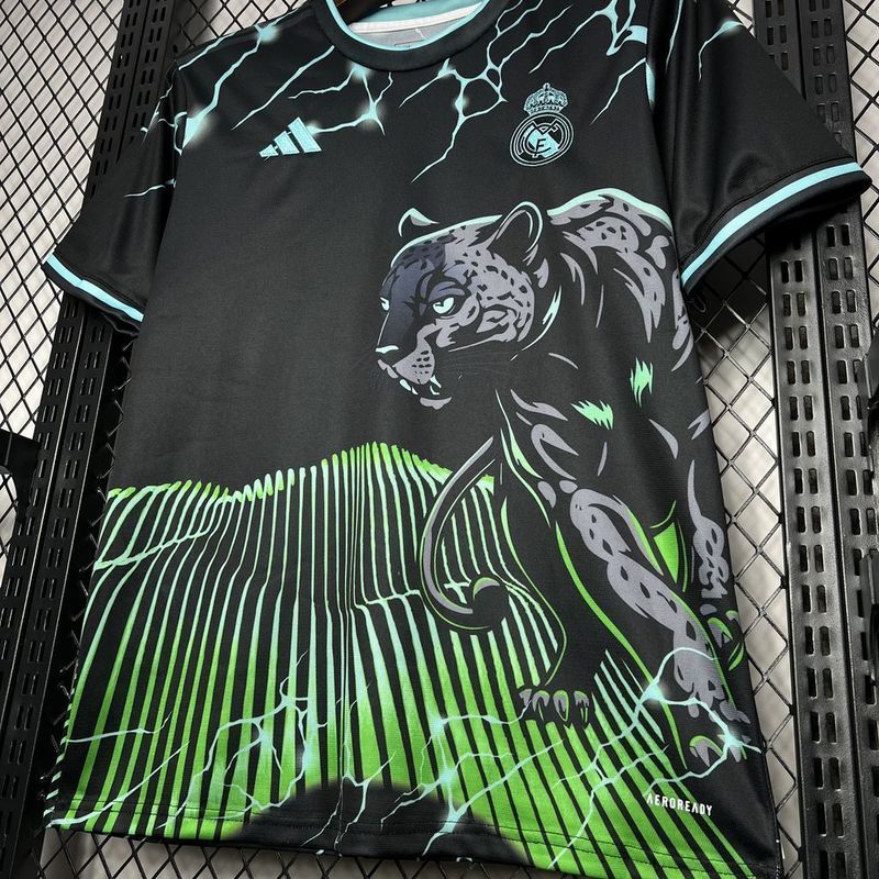 24-25 Real Madrid Special Edition Black and green Jersey S-XXL