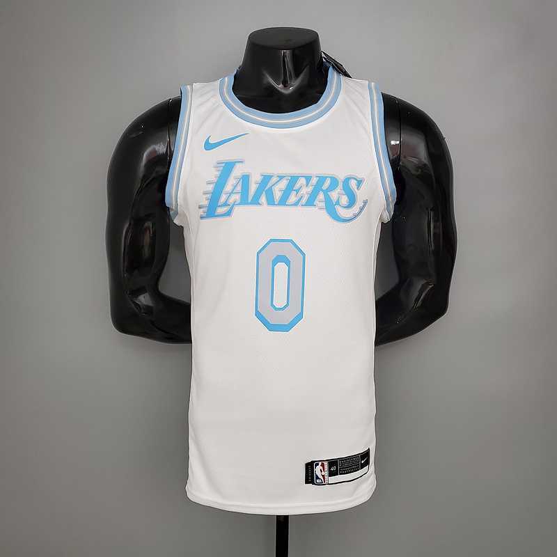 New Lakers KUZMA #0 Crew Neck Retro Limited Edition White