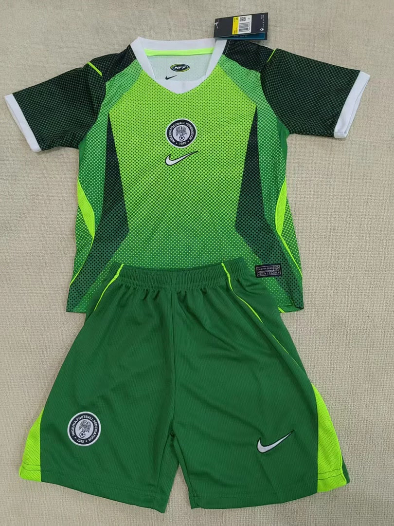 Nigeria 2026 World Cup Home kid kit size 16-28