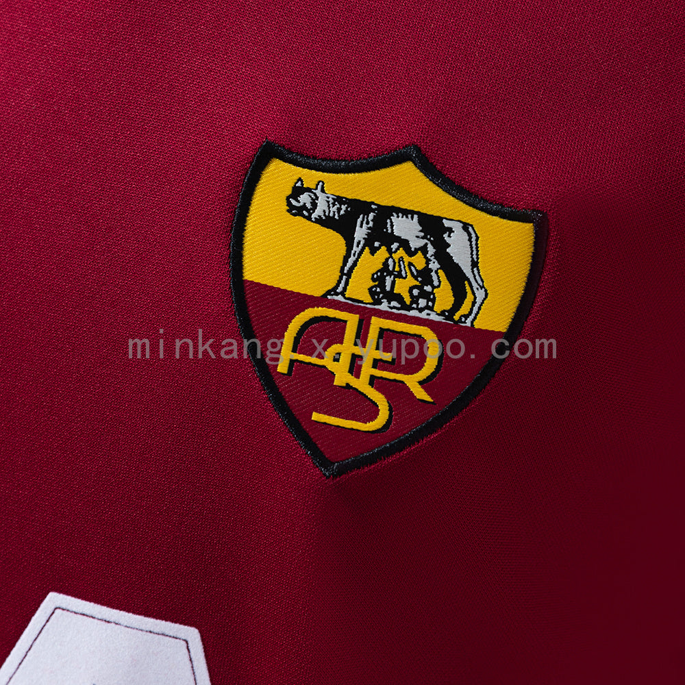 Roma 98/99 Home Long Sleeve Retro Jersey S-XXL