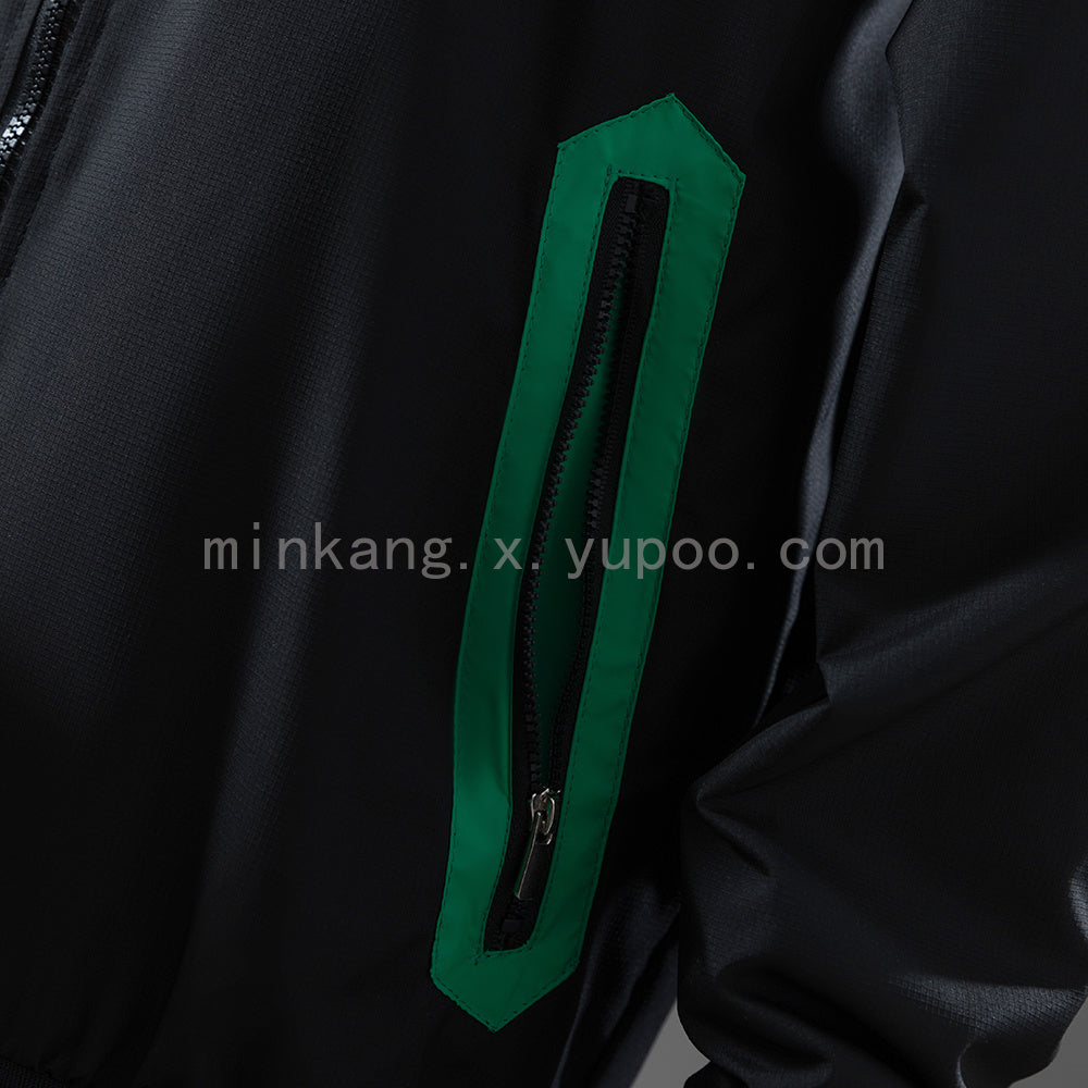 Real Betis Windbreaker - Fern Green &amp; White &amp; Black S-XXL
