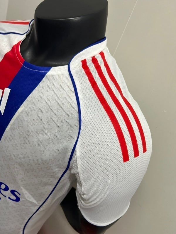 Lyon 2025/26 home player version soccer jersey size S-2XL