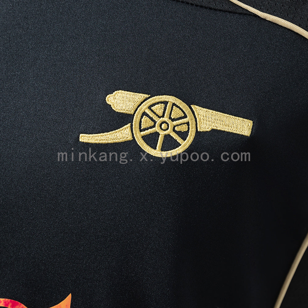 Arsenal 25/26 Retro-style collaboration - Black Jersey S-4XL