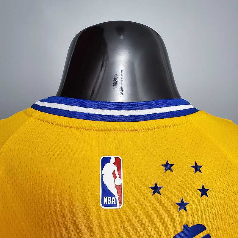 Tram version CURRY#30 Golden State Warriors yellow