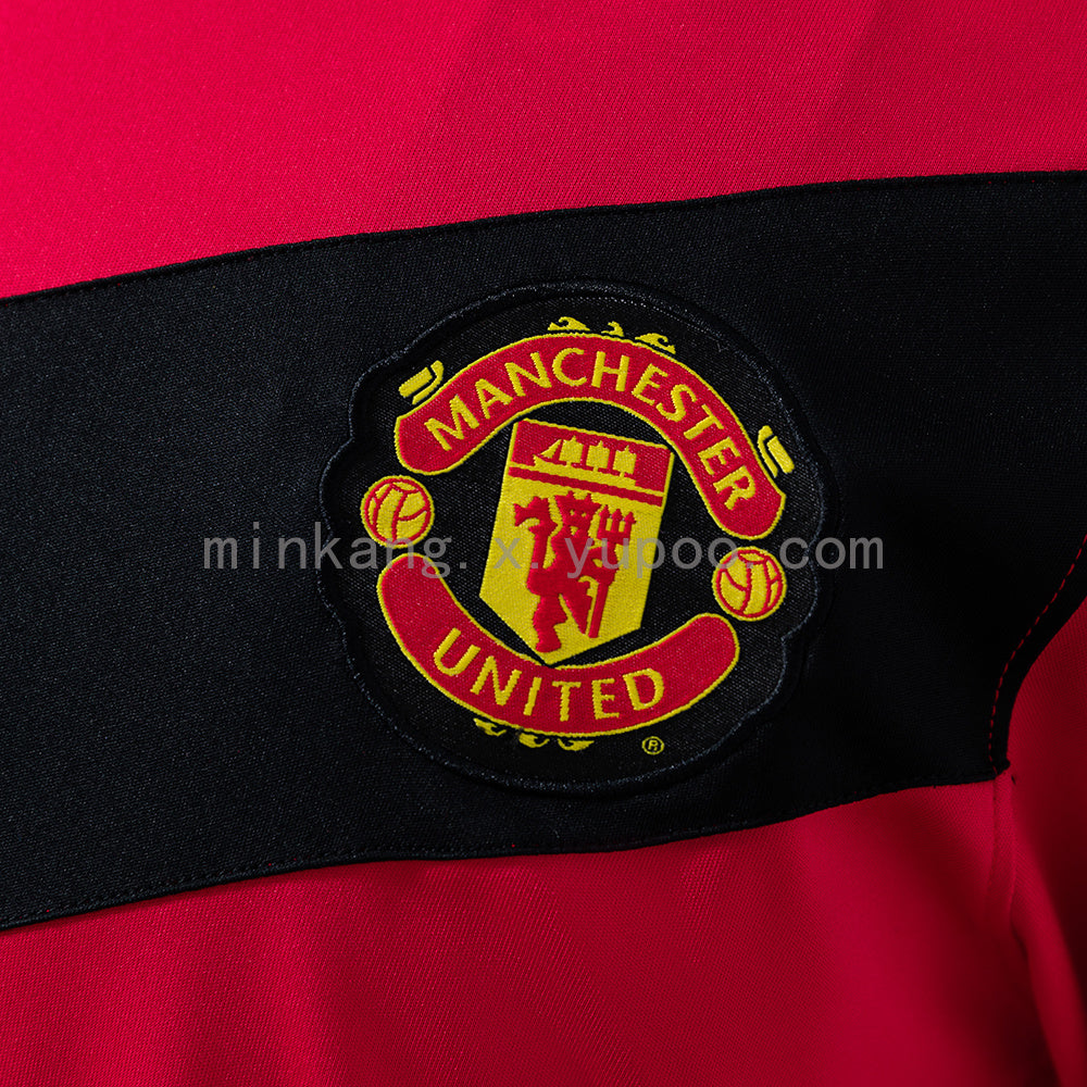 M-U 2010 Home Long Sleeve Retro Jersey S-XXL