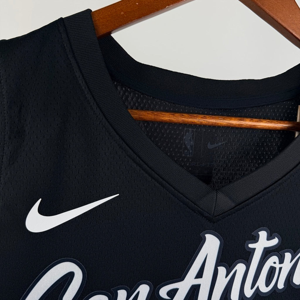 San Antonio Spurs 2026 City Edition Black jersey WEMBANYAMA#1 S-XXL