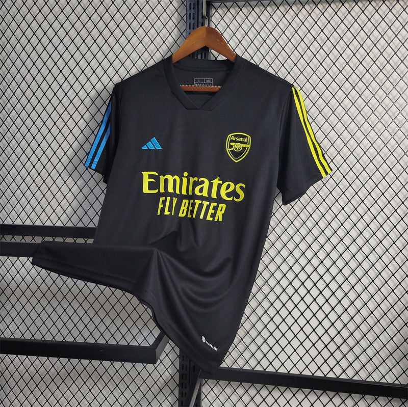 23-24 Arsenal Black Training Shirt
