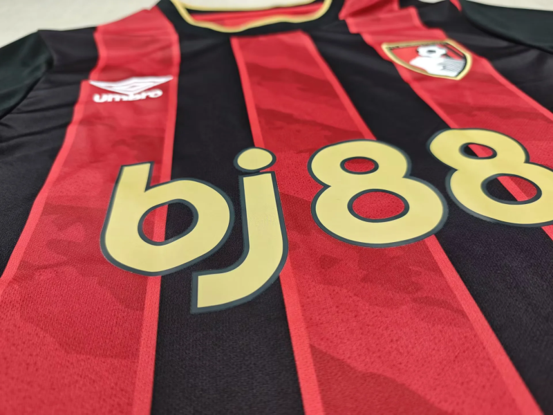 25-26 Bournemouth home soccer jersey