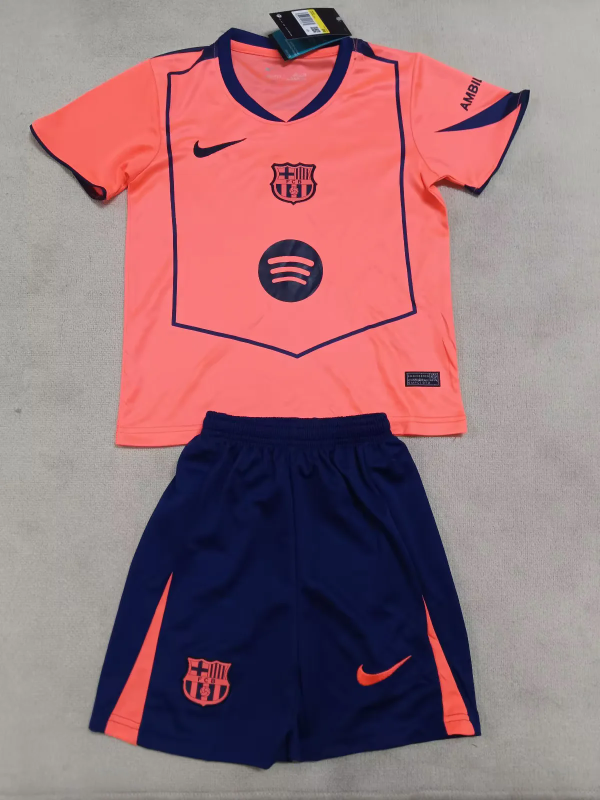 25-26 Barcelona Third Away Kid kit