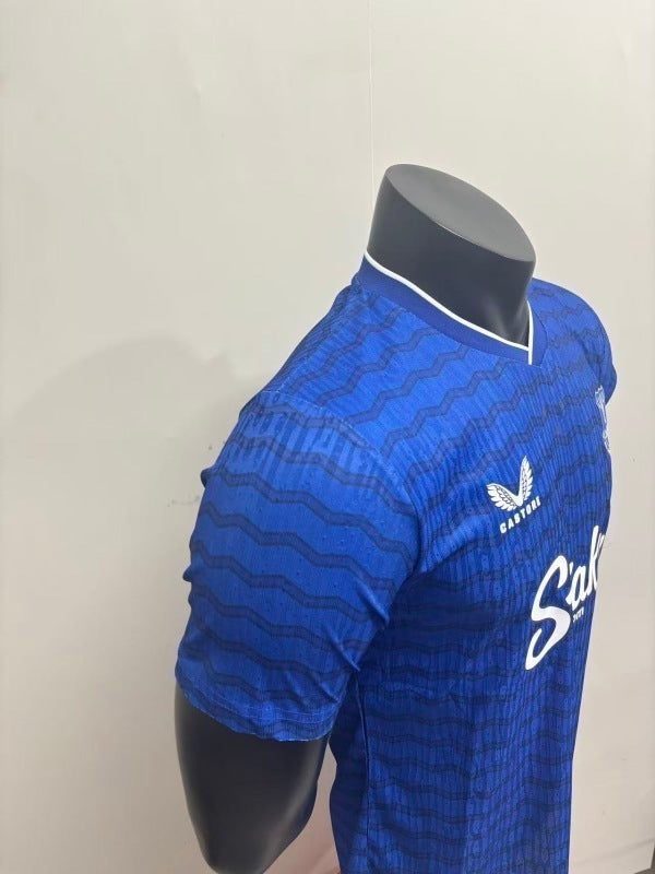Everton 2025/26 home player version soccer jersey size S-2XL