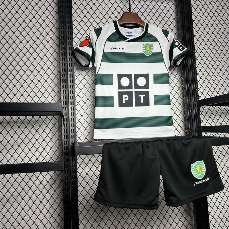01-03 Sporting Lisbon home retro kid kit