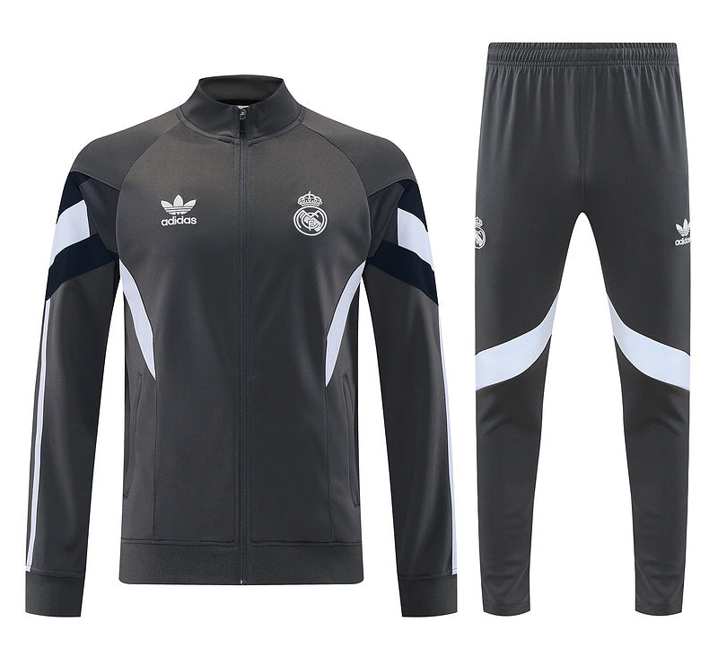 25-26 Real Madrid gray jacket suit