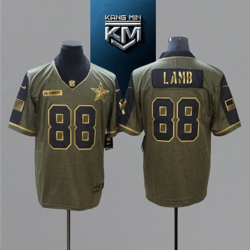 2021 New Tribute Gold Edition NFL Jersey S-XXXL
