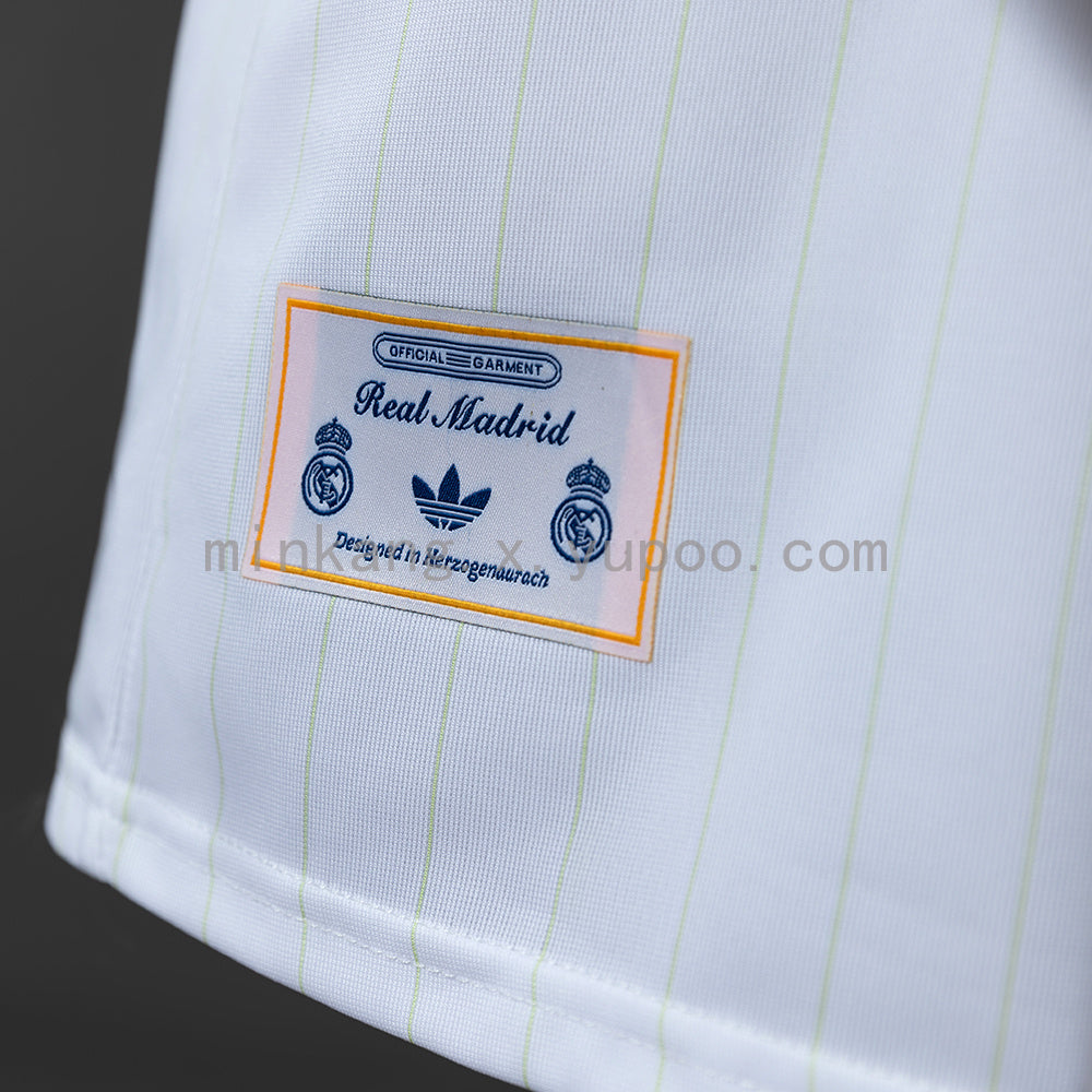 Real Madrid Terrace Icons T-Shirt White Blue S-XXL