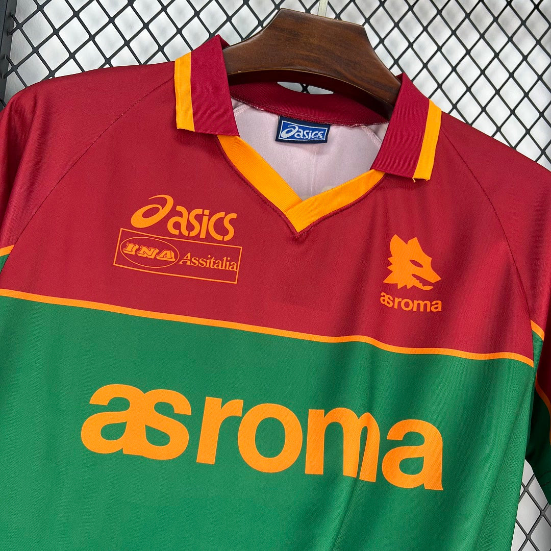 Retro AS Roma 1995/96 Pre-Match Jersey Size S-2XL