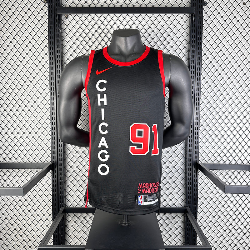 24 2024 Chicago Bulls RODMAN 91 City edition