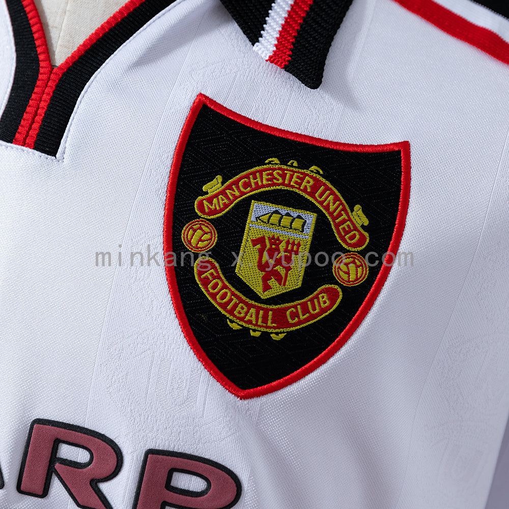 M-U 1998/99 Away Long Sleeve Retro Jersey S-XXL