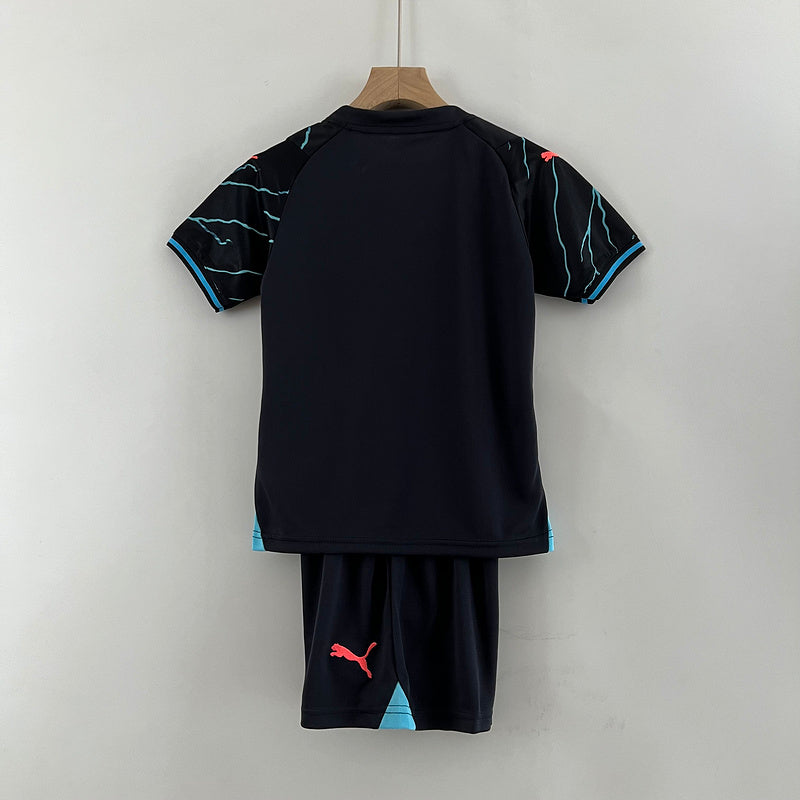 23-24 Manchester City third away kid kit size 16-28