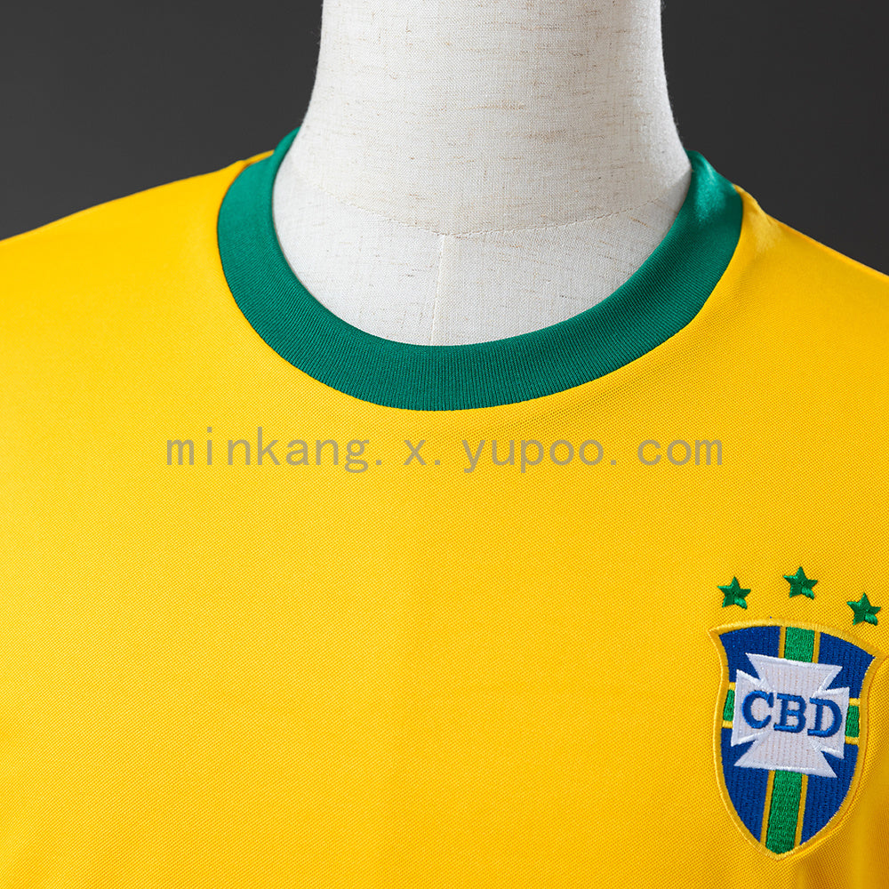 Brazil 1971 Home Retro Jersey S-XXL