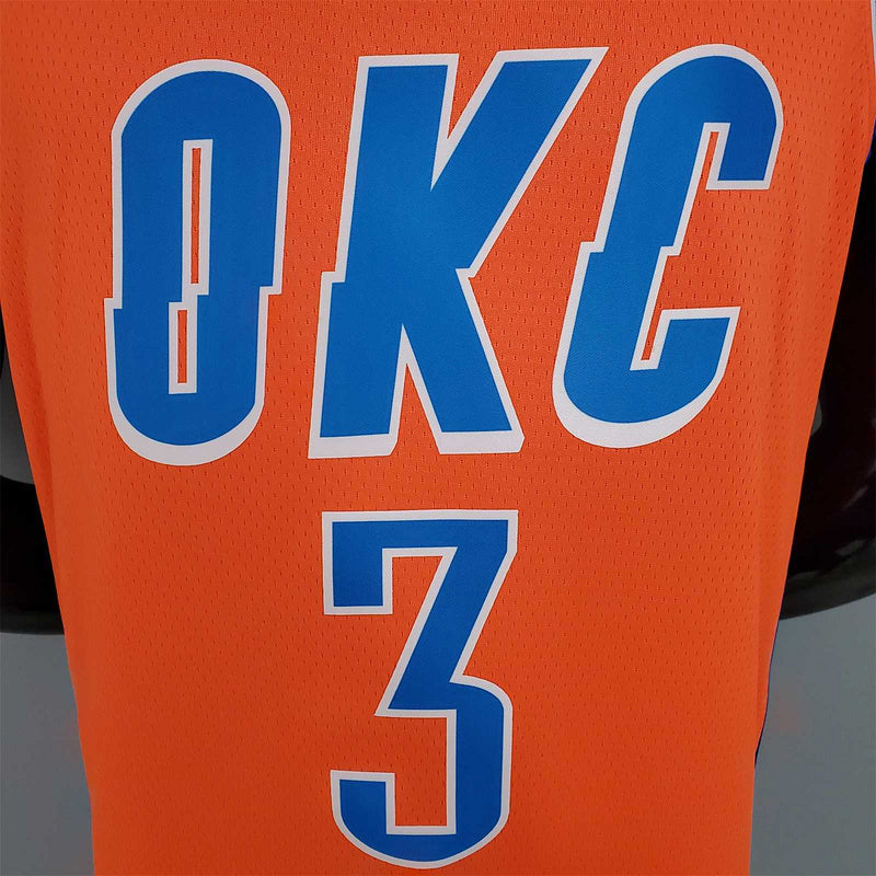 PAUL#3 Thunder Jordan Orange