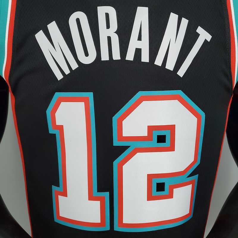 MORANT#12 Grizzlies Retro Black