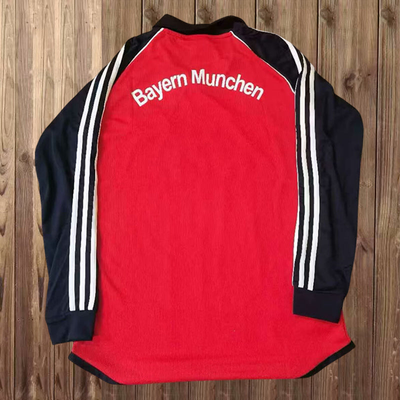 01-02 Bayern home retro long sleeve jersey