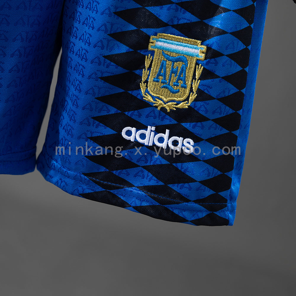 Argentina 1994 Away Retro Kids Kit Jersey SIZE 16-28