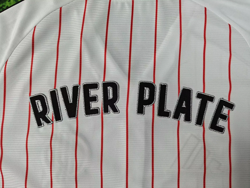 25-26 River Plate white baseball jersey