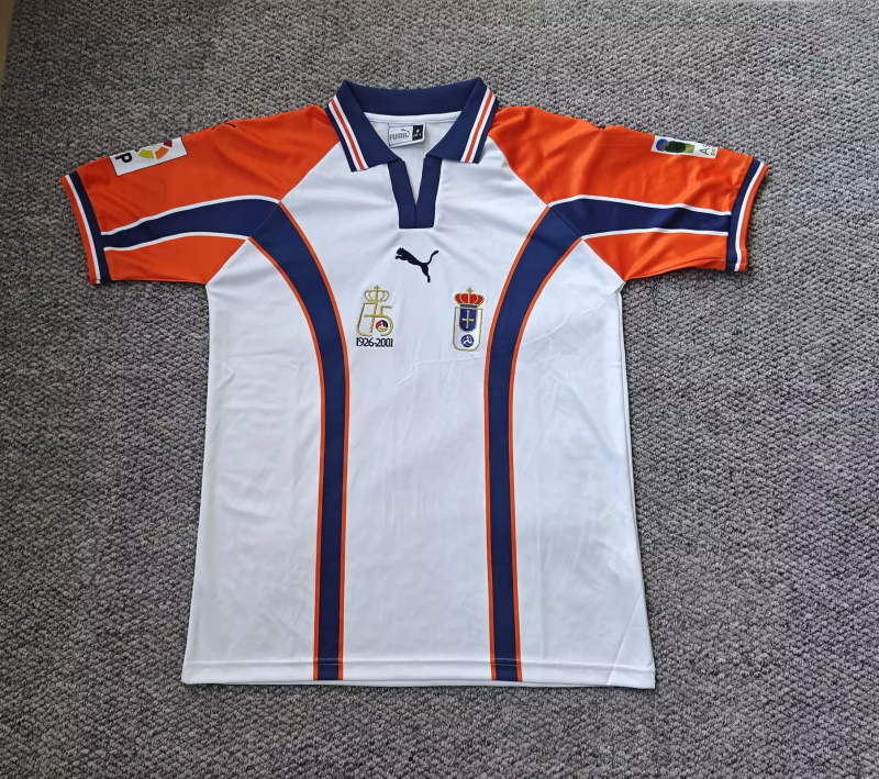 Retro Real Oviedo 2001 Away S-XXL
