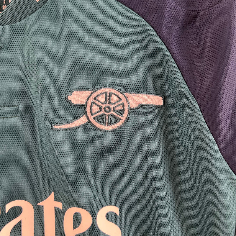 23-24 Arsenal third away kid kit size 16-28